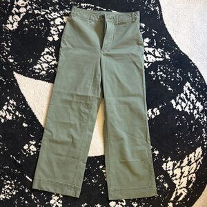 Old Navy Tall Green Ankle Chinos